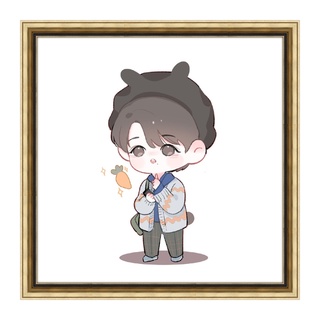 Ks ภาพการ์ตูน Xiao Zhan 5D แฮนด์เมด DIY สําหรับตกแต่งผนังบ้าน