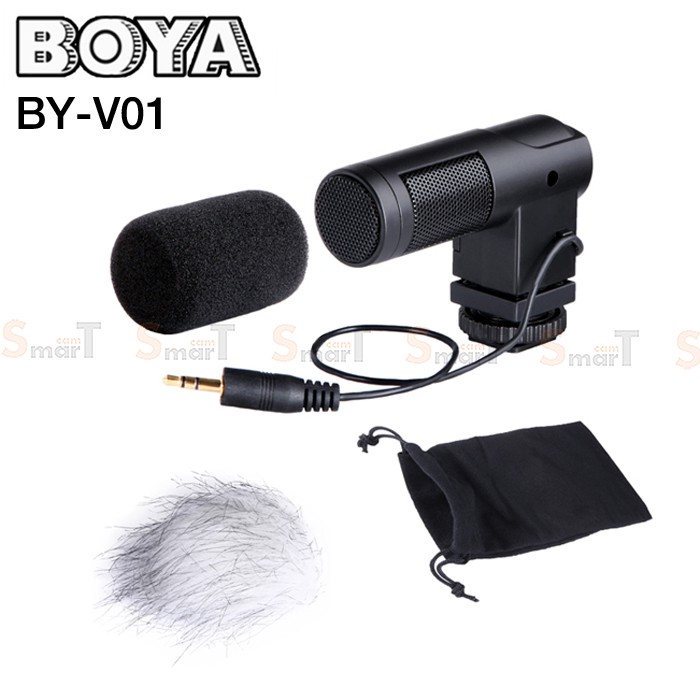 Microphone BOYA BY-V01 Stereo X/Y Mini Condenser Microphone