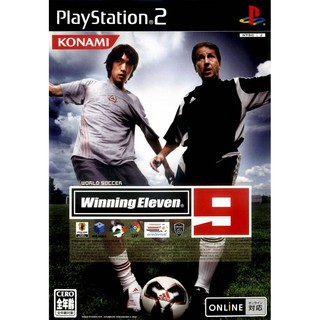 World Soccer Winning Eleven 9 (USA) PS2 แผ่นเกมส์ps2 วินนิ่ง9 แผ่นเกมเพล2 เกมps2เกมบอลวินนิ่ง