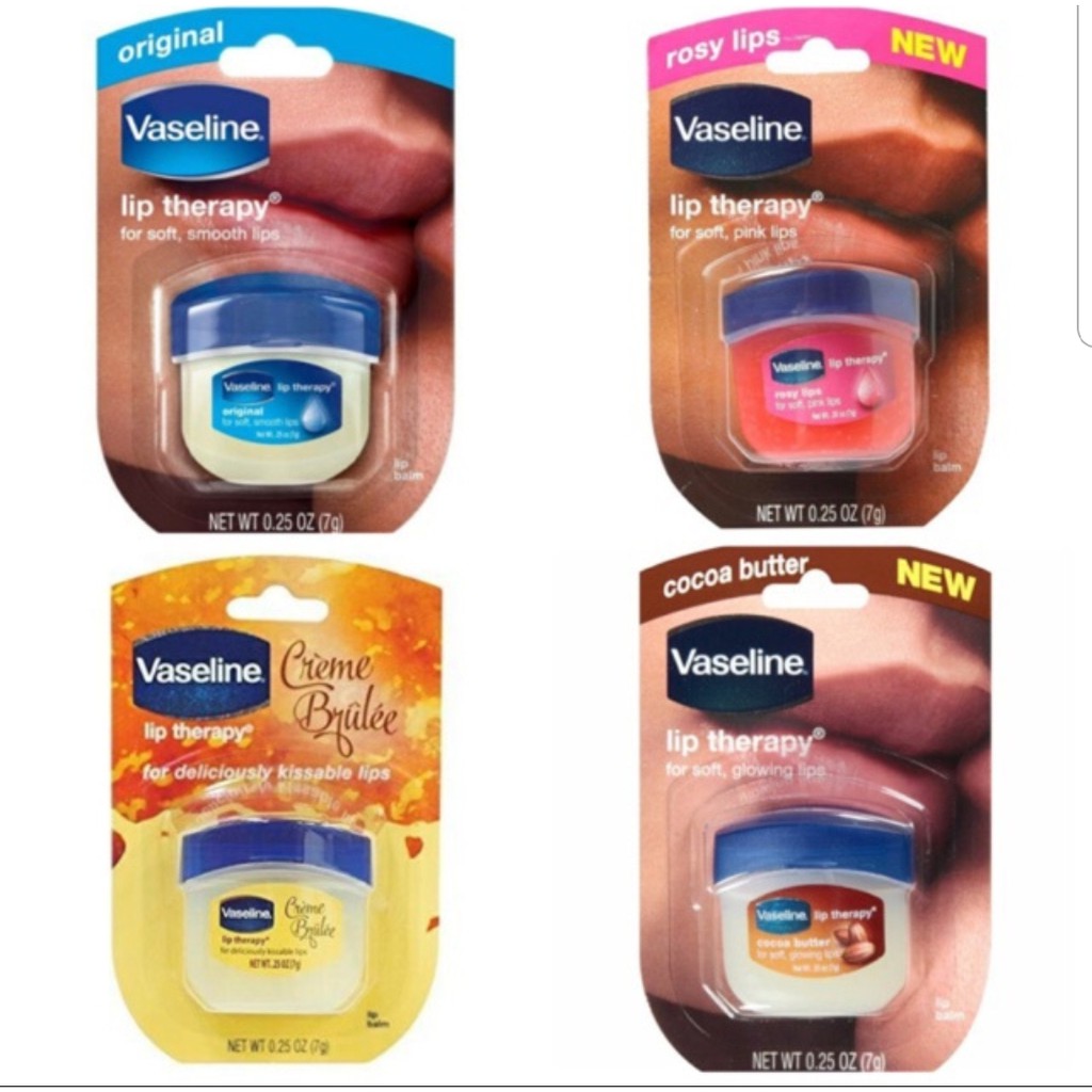 $$vasaline 🔥ถูกแท้ ฉลากไทย🔥Vaseline lip therapy rosy /Original/ Net w.0.25oz(7g.)