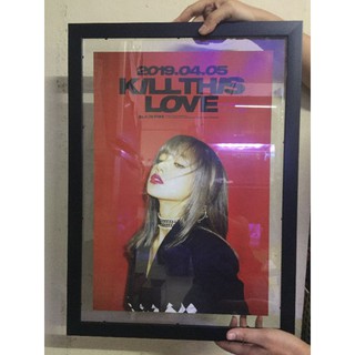 โปสเตอร์ Lisa black pink พร้อมเข้ากรอบ