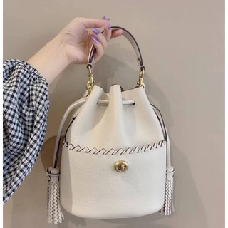 Coach Lora Bucket Bag With Whipstitch Detail