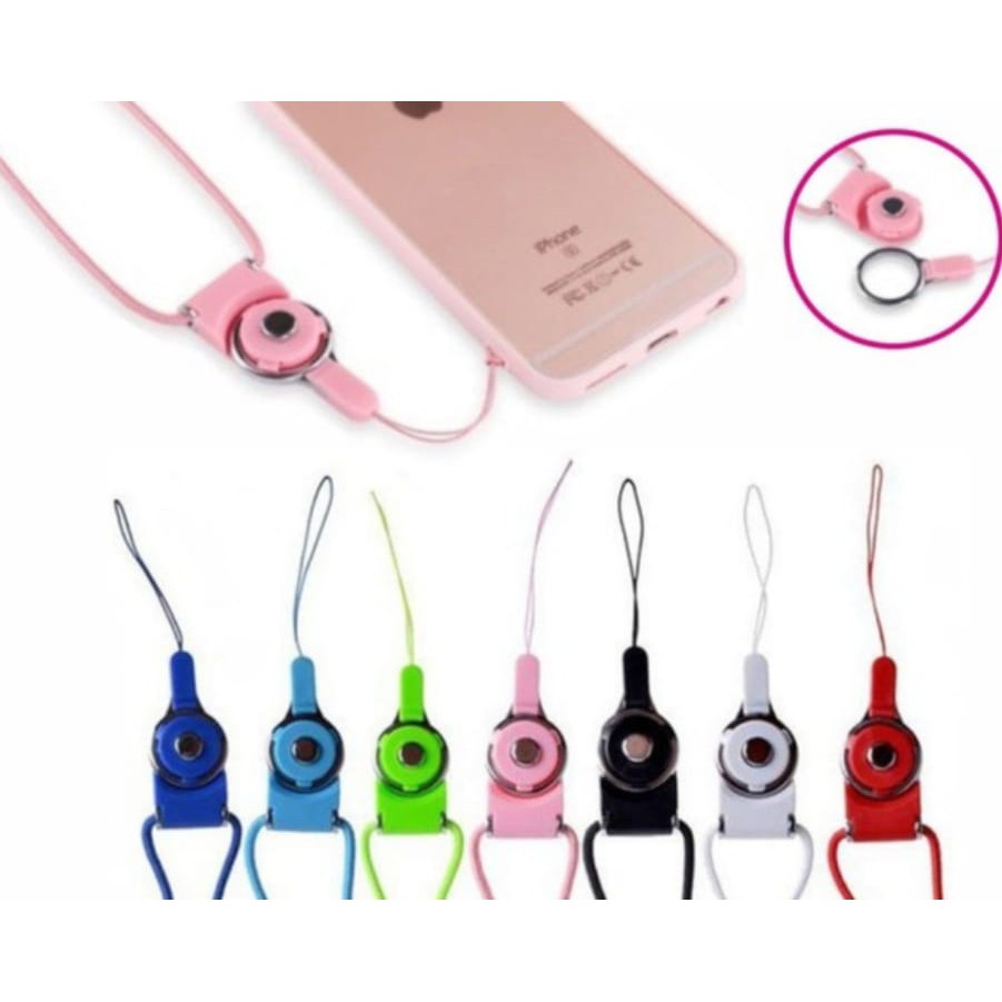 GANTUNGAN HP 2 in 1 เชือกเส้นเล็กโทรศัพท์มือถือ รุ่นสร้อยคอคล้องคอ สายคล้องโทรศัพท์มือถือ