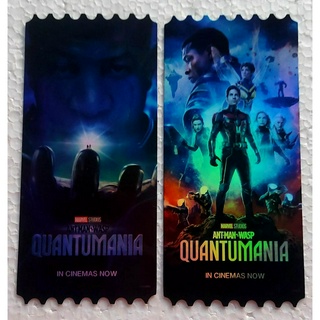 CollectibleTicketการ์ดวิบวับSFจากหนังแอนท์แมนและเดอะวอสพ์ตะลุยมิติควอนตัมAntManandtheWaspQuantumania