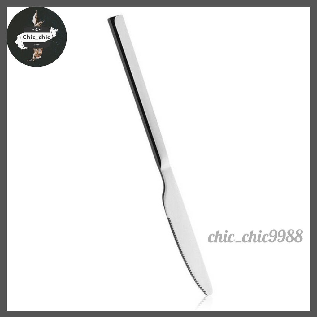 มีดสเต๊ก สแตนเลส304 คุณภาพสูง เกรดโรงแรม พร้อมส่ง #C-0026