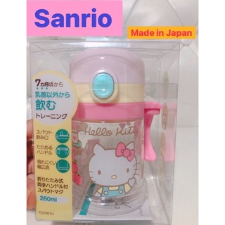 จากshop  Sanrio 🇯🇵 แก้วหัดดื่มHello kitty made in Japan