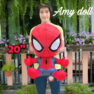 Spidermanตุ๊กตาสไปเดอร์แมน 7”/10”/14”/20” &lt;&lt;ของแท้&gt;&gt;