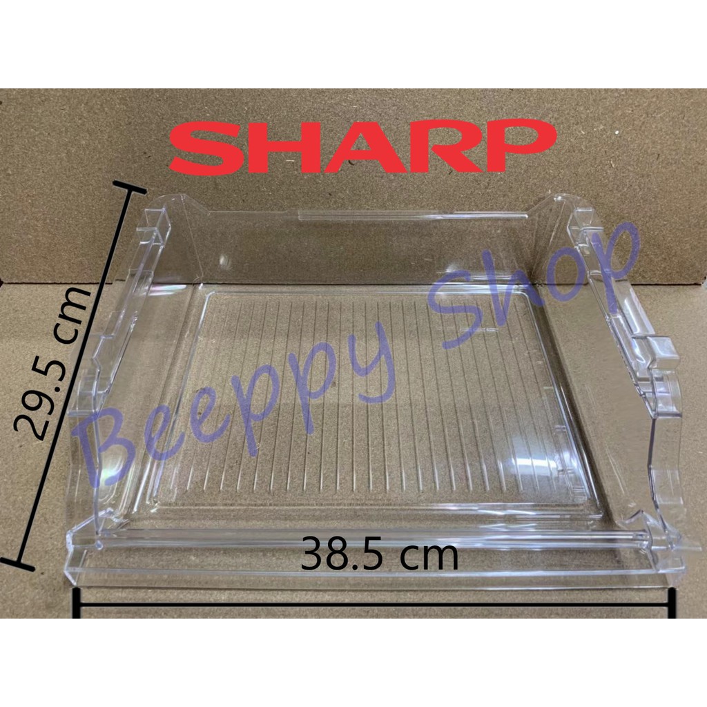 ถาดใต้ช่องฟรีส Sharp ชาร์ป รุ่น SJ-A20S/D20N/A24S/D24N/A28S/D28N ถาดแช่เนื้อ Meat Tray ถาดใต้ช่องแข็