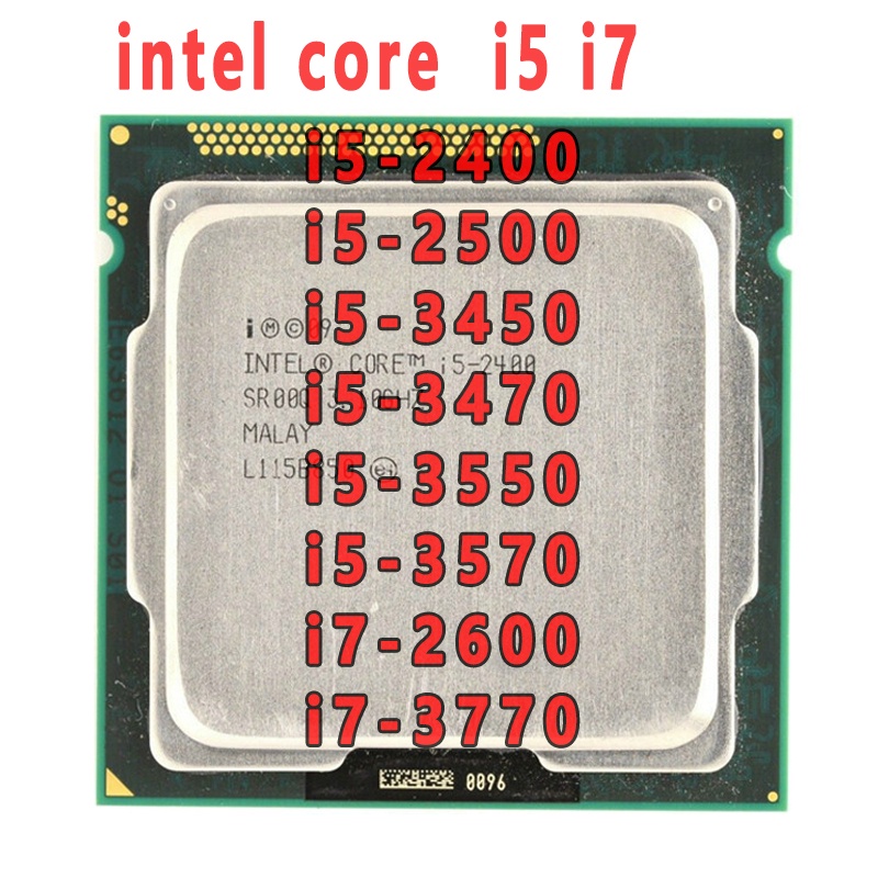 Intel Core i5 2300 i5 2320 i5 2400 i5 2500 i5 3330 i5 3450 i5 3470 i5 3550 i5-3570 LGA 1155 PIN CPU 