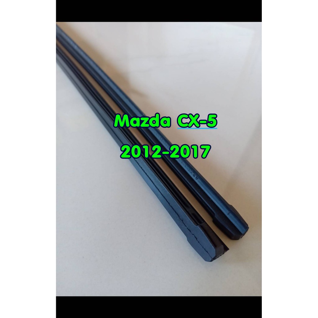 ยางปัดน้ำฝนแบบรีฟิลแท้ตรงรุ่น Mazda CX-3 ปี 2016-ปัจจุบัน ขนาด 450 mm. และ 550 mm. จำนวน 1 คู่