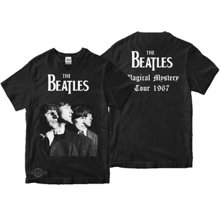 เสื้อยืดวงดนตรีUNIQLO เสื้อยืด พิมพ์ลาย the beatles TOUR 1967 Premium สําหรับผู้ชายสามารถปรับแต่งได้all size