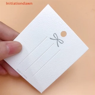 [Initiationdawn] กระดาษแข็ง สําหรับใส่กิ๊บติดผม 50 ชิ้น