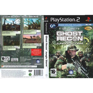 แผ่นเกมส์ PS2 Tom Clancys Ghost Recon Jungle Storm   คุณภาพ ส่งไว (DVD)