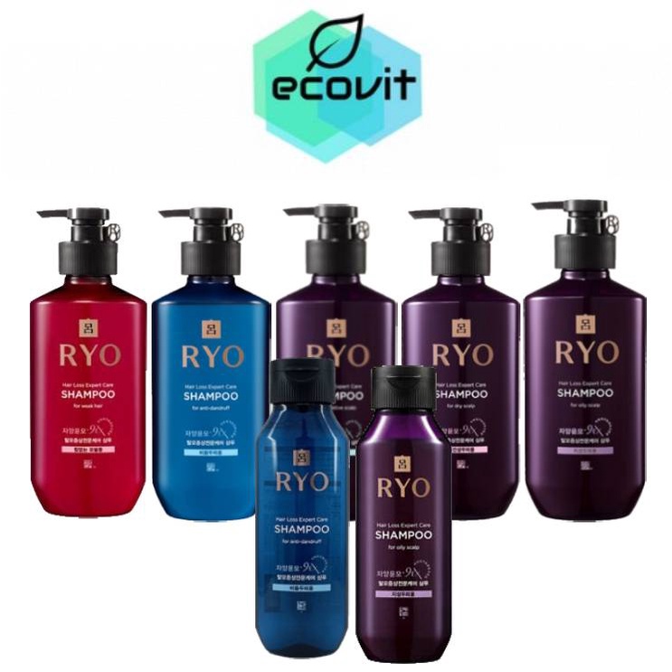[แพ็คเกจใหม่] RYO Jayang yunmo Anti Hair Loss care Shampoo (180 ml./400 ml.)