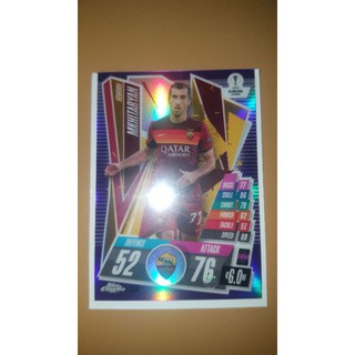 Match Attax Chrome Mkhitaryan Purple Reflector /299