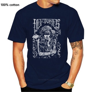 พร้อมส่ง เสื้อยืดผ้าฝ้าย พิมพ์ลาย Deftones Metal Rock Band หลากสีสัน สีเทาเข้ม แฟชั่นฤดูร้อน สําหรับผู้ชายS-5XL