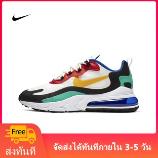 Hot item Nike Air Max 270 React Mens Running Shoes Trend Outdoor Sports Shoes ไนกี้ รองเท้าวิ่งผู้ชาย รองเท้าผ้าใบผู้ชา