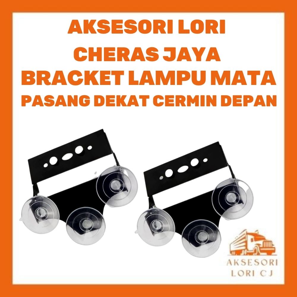 Aksesori Lori Bracket Light Bar LAMPU WARNING LIGHT BAR CERMIN BESAR WARNING LIGHT BAR HOLDER SUCTIO