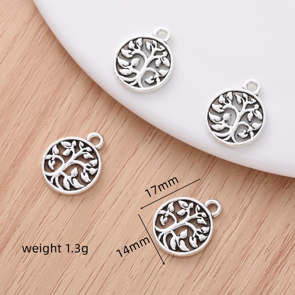จี้รูปต้นไม้ สวยหรู สําหรับทําเครื่องประดับ สร้อยคอ ต่างหู DIY 20 ชิ้น