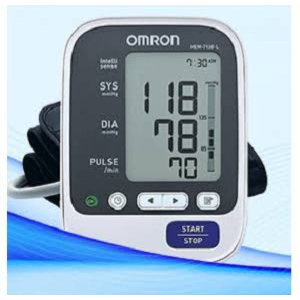 เครื่องวัดความดันโลหิตแบบดิจิตอล OMRON HEM-7130L (ผ้าใหญ่ 22-42 CM.) แถม ADAPTER แท้ รับประกัน 5 ปี