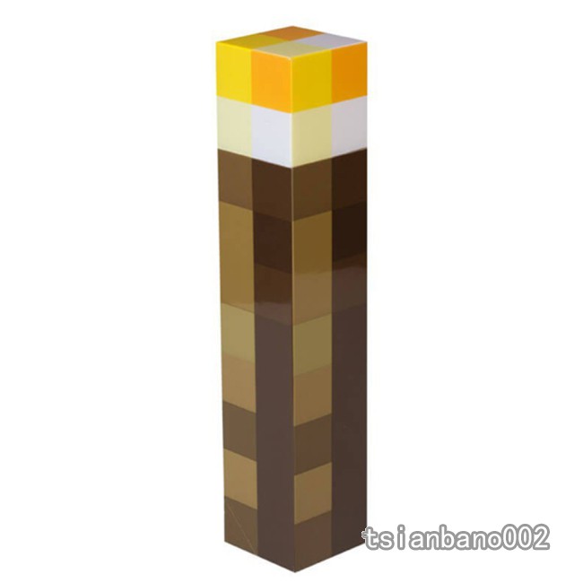 Light Up Torch 28CM High Brightness LED Minecraft Hand Held or Wall