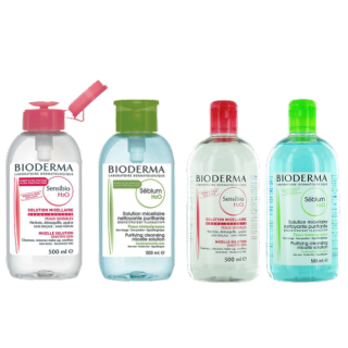 Bioderma Sensibio H2O 500 ml. คลีนซิ่ง เช็ดเครื่องสำอาง สำหรับผิวแพ้ง่าย ผิวผสม-ผิวมัน-ผิวแห้ง