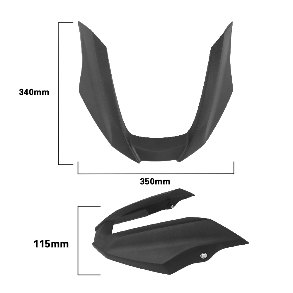 Front Fender Beak Extension Fairing Wheel Cover For BMW R1200GS 2008-2012