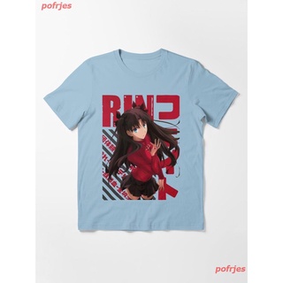 Tee 2022 Fate - Rin Toosaka T-Shirt เสื้อยืด ดพิมพ์ลาย ดผ้าเด้ง คอกลม cotton แฟชั่น discount Unisex