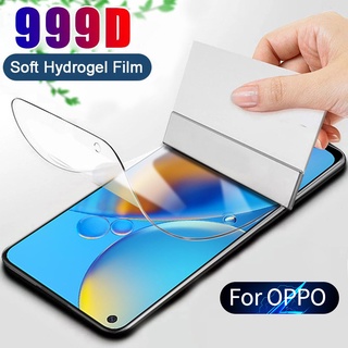 ฟิล์มไฮโดรเจล Hydrogel ไอโฟน OPPO F5 F7 F9 F11 Pro A5s A3s A12e A15 A15s A16 A16K A52 A54 A55 A74 5G A73 A83 A92 A32 A33 A53 A5 A9 2020 A53s A31 A93 A91 A94 Reno 6 6Z 7 5 4 3 Pro 2 2F