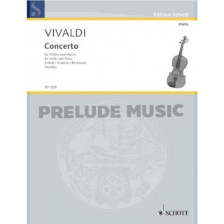 (Violin and piano) Concerto in D Minor (ED1223)