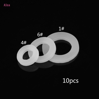 Kiss อุปกรณ์ปะเก็นซิลิโคนสําหรับซักผ้า 1/2" 3/4" 1" 10 ชิ้น