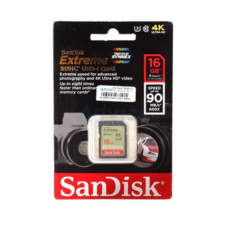 SD Card 16GB Sandisk Extreme (90MB. CL10)