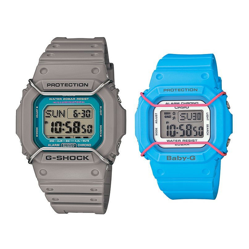 นาฬิกา คาสิโอ Casio G-Shock SETคู่รัก รุ่น DW-D5600P-8&amp;BGD-501-2 Pair Set