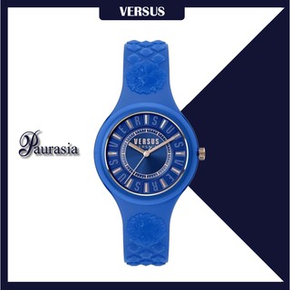 [ของแท้] Versus by Versace นาฬิกาข้อมือ ผู้หญิง รุ่น VERSUS SOQ15-0017 FIRE ISLAND JELLY BLUE WITH POUCH paurasia