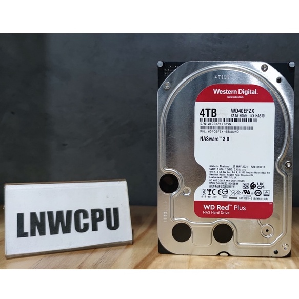 ฮาร์ดดิส WD RED 4TB มือสอง มีประกัน