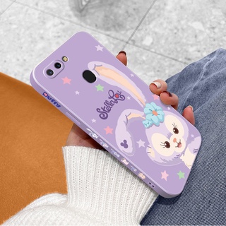 Oppo f9 f9 pro f11 f11 pro f7 f5 เคสการ์ตูนน่ารัก ขอบตรง ซิลิโคน เคสโทรศัพท์มือถือ ส่งสายคล้อง