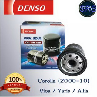 DENSO กรองน้ำมันเครื่อง Corolla (2000-10) Vios / Yaris / Altis ( 260340-0500 )