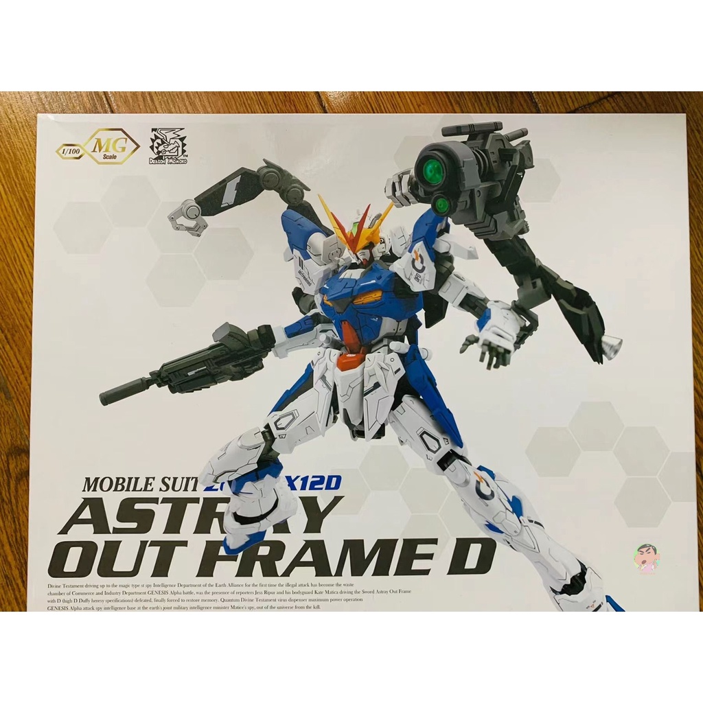 Dragon Momoko Gundam MG 1/100 Astray Out Frame D Gundam รุ่นประกอบ ของเล่นโมเดล