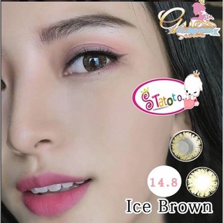 Ice Brown TATOTO Contact Lenses บิ๊กอาย #205