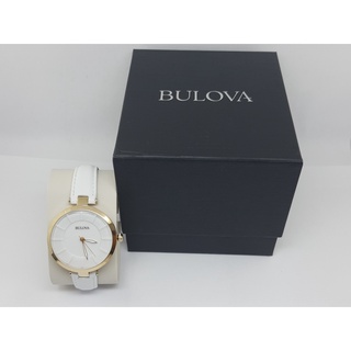 นาฬิกา BULOVA WOMENS 97L140 QUARTZ CERAMIC พร้อมกล่อง (ใหม่มีตำหนิ)