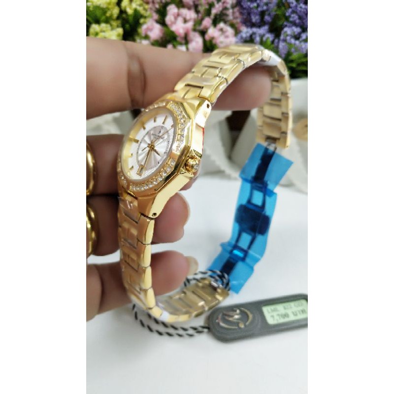 นาฬิกาข้อมือสุภาพสตรี หลุยส์มอเรส์ Louis Morais แบรนด์แท้ ของแท้ 100% รุ่น LML822GD รับประกันศูนย์ 2