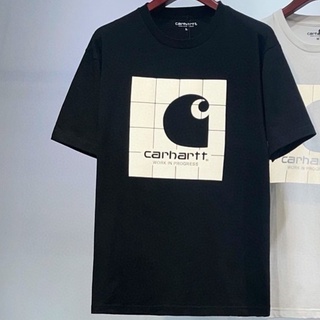 เสื้อยืดทุกวันdailyCarhartt WIP Carhartt เสื้อยืดแขนสั้น คอกลม ผ้าฝ้าย สะท้อนแสง 3M แฟชั่นฤดูร้อน สําหรับผู้ชาย และผู้หญ