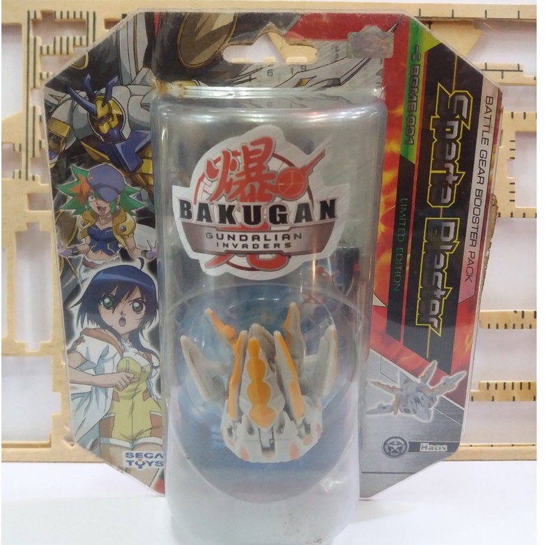 AUTH Segatoys Bakugan Gear Booster Pack Cross Buster BGME-001 Limited Edition Haos Japan บาคุกัน แบทเทิ่ลเกียร์