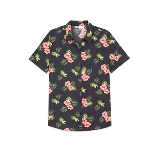 AIIZ  (เอ ทู แซด) - เสื้อฮาวายผู้หญิง ลายพิมพ์ ผ้าเรยอน Womens Short Sleeve Printed Rayon Shirt