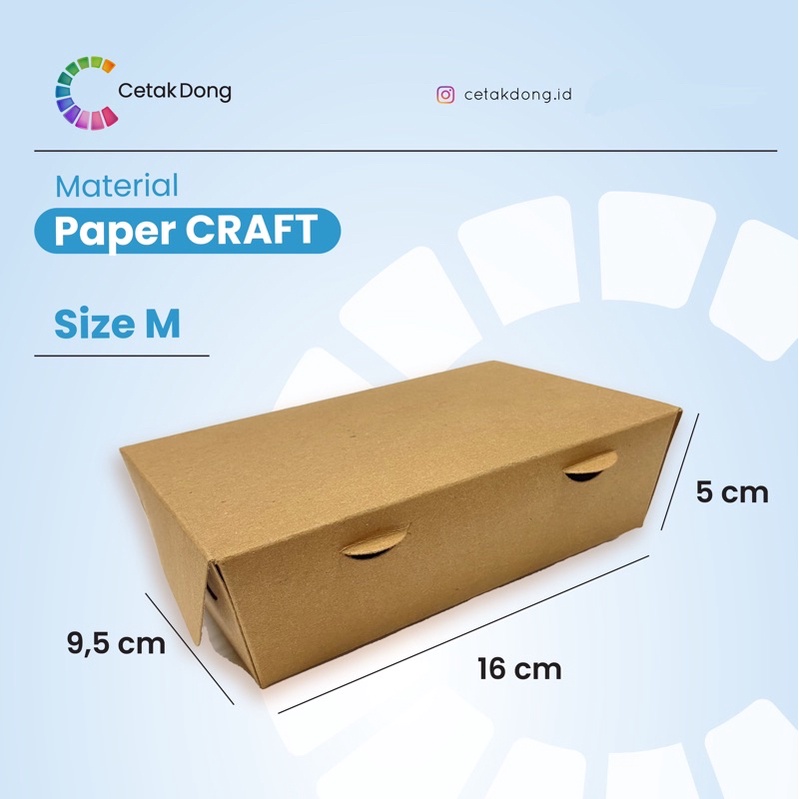 PAPER KRAFT LUNCH BOX FOODGRADE - LUNCH BOX - SNACK BOX - CHICKEN BOX