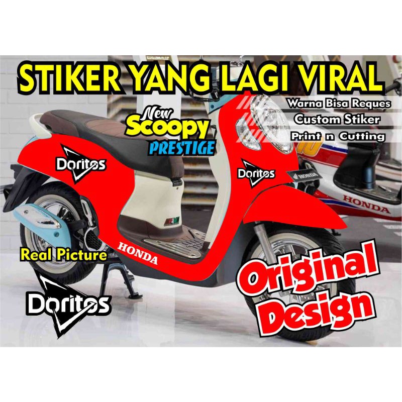 สติ๊กเกอร์ตัด ใหม่ SCOOPY DORITOS