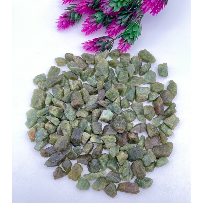 100% Natural Green Apatite GemStone / Top High Premium Quality / Genuine Untreated Green Apatite Raw