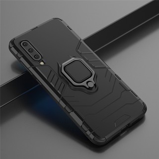 เคส Xiaomi Mi 9 ฮาร์ดเคสกันกระแทกเคสโทรศัพท์ Hybrid Armor Shockproof Ring Case Xiaomi Mi9 mi 9 Mi9 Cover Stand