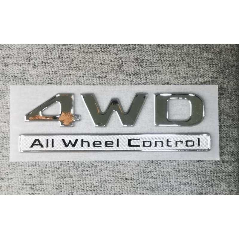 logo 4WD All Wheel Control ติด pajero sport 2020 โลโก้ 4WD All Wheel Control mitsubishi pajero sport