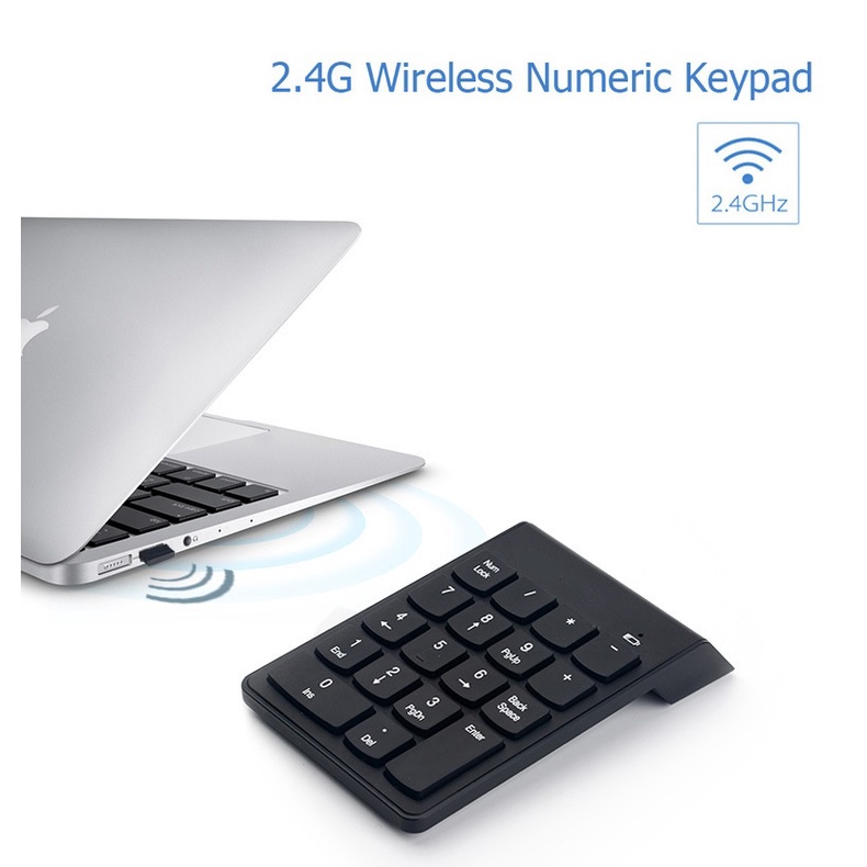 Numeric Keypad Wireless แป้นพิมพ์ตัวเลขไร้สาย รองรับ Computer Notebook ...